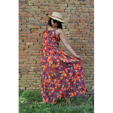 Charger l'image dans la galerie, Robe Campanule LONGUE - Lyocell Plaine ruby