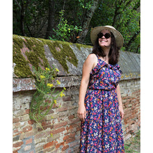 Charger l'image dans la galerie, Robe Campanule MIDI - Lyocell Nuit fleurie