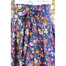 Charger l'image dans la galerie, Jupe Cosmos LONGUE - Lyocell Nuit fleurie