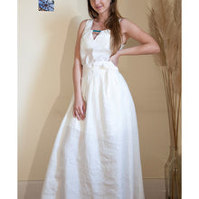 Charger l'image dans la galerie, Jupe Cosmos - Lin Blanc cassé