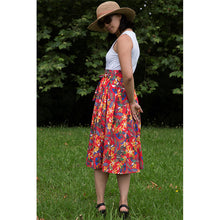 Charger l'image dans la galerie, Jupe Cosmos - Lyocell Plaine ruby