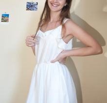 Charger l'image dans la galerie, Robe Campanule MIDI - Lyocell Blanc cassé