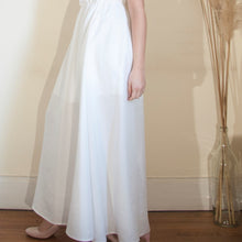 Charger l'image dans la galerie, Robe Campanule LONGUE - Lyocell Blanc cassé