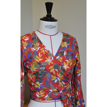 Charger l'image dans la galerie, Haut / Veste Hellé - Lyocell Fleurs de Sienne