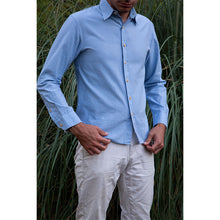 Charger l'image dans la galerie, Chemise h. Hoya - Coton bio Ciel