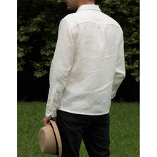 Charger l'image dans la galerie, Chemise h. Hoya - Lin Blanc cassé