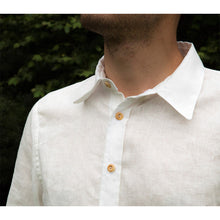 Charger l'image dans la galerie, Chemise h. Hoya - Lin Blanc cassé