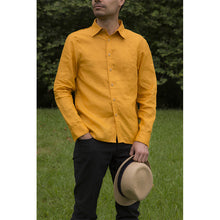 Charger l'image dans la galerie, Chemise h. Hoya - Lin Jaune fricaro