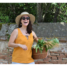 Charger l'image dans la galerie, Haut Morelle - Lin Jaune fricaro