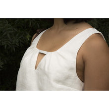 Charger l'image dans la galerie, Haut Morelle - Lin Blanc cassé