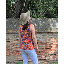 Charger l'image dans la galerie, Haut Morelle - Lyocell Plaine ruby