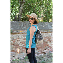 Charger l'image dans la galerie, Haut Morelle - Lin Vert paon