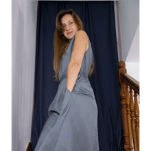 Charger l'image dans la galerie, Robe Cobée - Soie Gris perle
