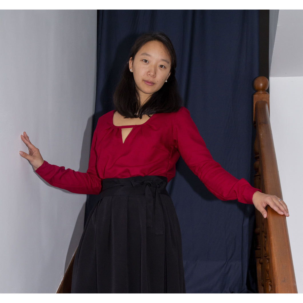 Jupe Cosmos - Soie Noir