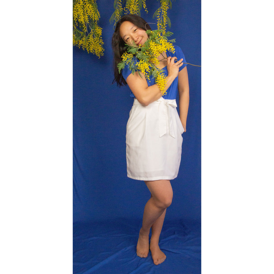 Jupe Oxalis - Lyocell Blanc cassé