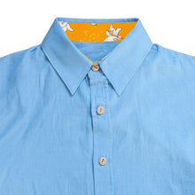 Charger l&#39;image dans la galerie, Chemise f. Calathéa - Coton bio Ciel
