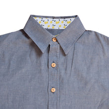 Charger l&#39;image dans la galerie, Chemise f. Calathéa - Coton bio Denim
