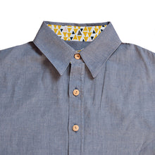 Charger l&#39;image dans la galerie, Chemise f. Calathéa - Coton bio Denim
