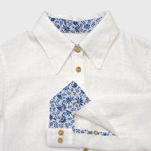Charger l'image dans la galerie, Chemise f. Calathéa - Lin Blanc cassé

