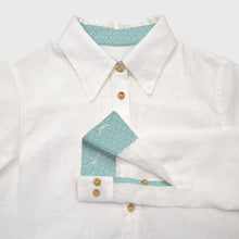 Charger l'image dans la galerie, Chemise f. Calathéa - Lin Blanc cassé
