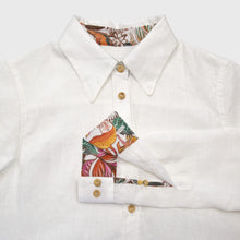 Charger l'image dans la galerie, Chemise f. Calathéa - Lin Blanc cassé
