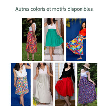 Charger l'image dans la galerie, Jupe Cosmos - Lyocell Fleurs de Sienne

