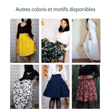 Charger l'image dans la galerie, Jupe Cosmos - Lyocell Rouge carmin
