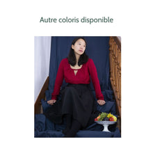 Charger l&#39;image dans la galerie, Jupe Cosmos - Soie Gris perle
