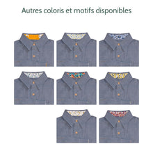 Charger l&#39;image dans la galerie, Chemise h. Hoya - Coton bio Denim sans motif
