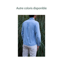 Charger l&#39;image dans la galerie, Chemise h. Hoya - Coton bio Denim &amp; Myosotis
