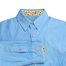 Charger l&#39;image dans la galerie, Chemise h. Hoya - Coton bio Ciel
