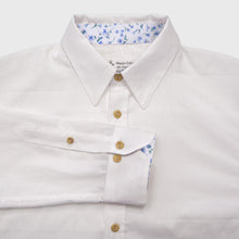 Charger l&#39;image dans la galerie, Chemise h. Hoya - Coton bio Blanc
