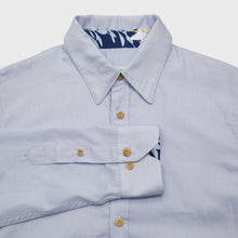 Charger l&#39;image dans la galerie, Chemise h. Hoya - Coton bio Bleu dragée
