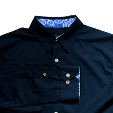 Charger l&#39;image dans la galerie, Chemise h. Hoya - Coton bio Noir
