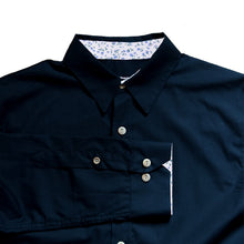 Charger l&#39;image dans la galerie, Chemise h. Hoya - Coton bio Noir
