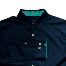 Charger l&#39;image dans la galerie, Chemise h. Hoya - Coton bio Noir
