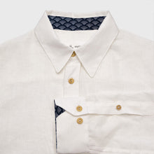 Charger l&#39;image dans la galerie, Chemise h. Hoya - Lin Blanc cassé
