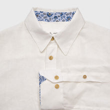 Charger l&#39;image dans la galerie, Chemise h. Hoya - Lin Blanc cassé
