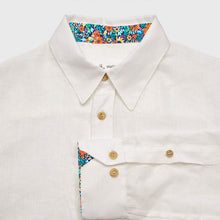 Charger l&#39;image dans la galerie, Chemise h. Hoya - Lin Blanc cassé
