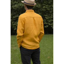 Charger l'image dans la galerie, Tissus - Toile de lin Jaune fricaro
