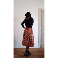 Charger l'image dans la galerie, Tissus - Twill de tencel Fleurs de Sienne
